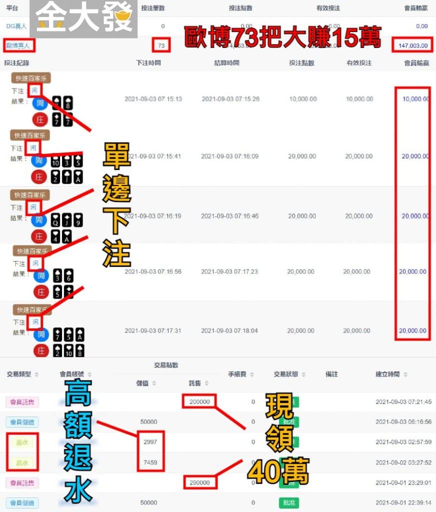 百家樂賺錢