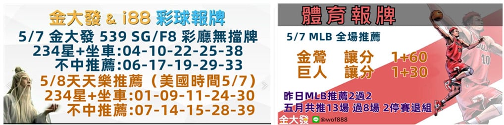 539報牌+運彩分析