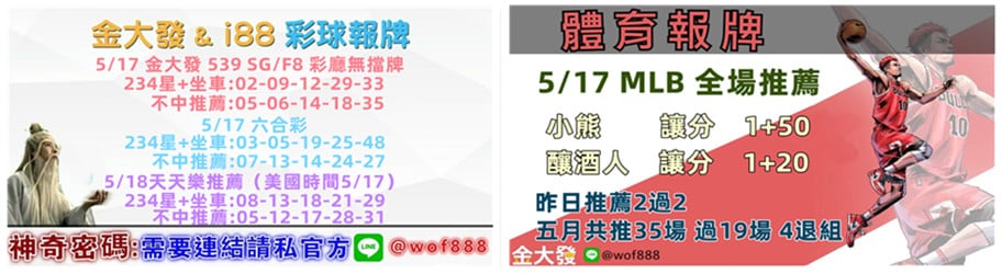 539報牌+運彩分析