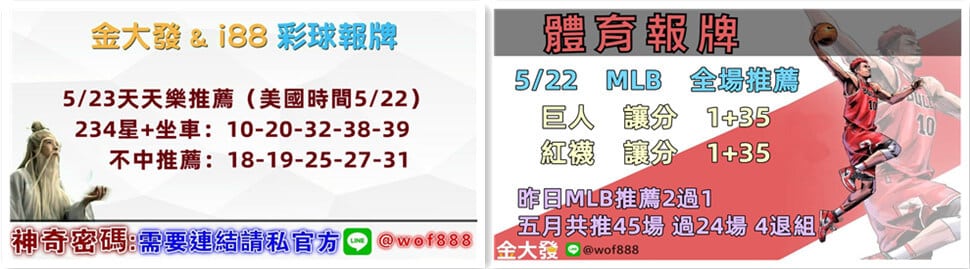 539報牌+運彩分析