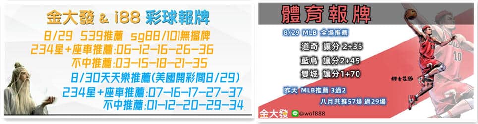 539報牌+運彩分析