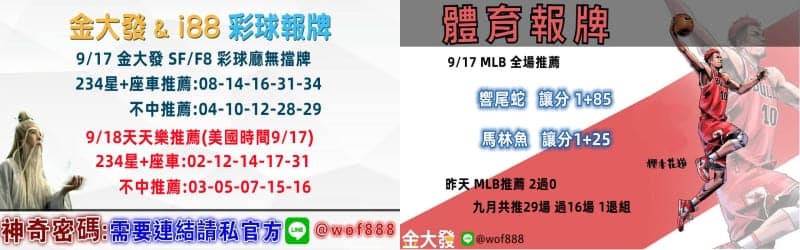 539報牌+運彩分析