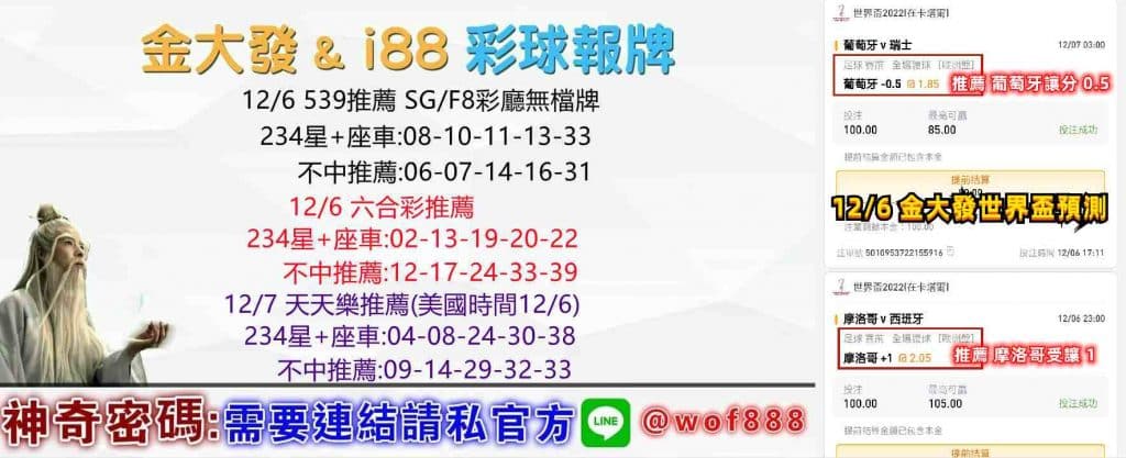 539報牌+運彩分析